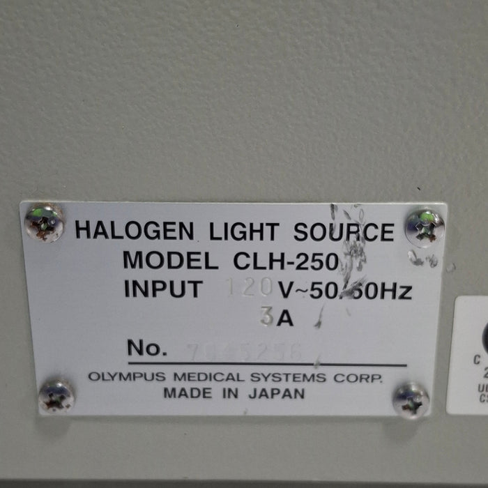 Olympus Olympus CLH-250 Light Source Rigid Endoscopy reLink Medical