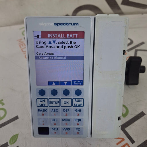 Baxter Baxter Sigma Spectrum 8.01.00 w/o Battery Infusion Pump Infusion Pump reLink Medical