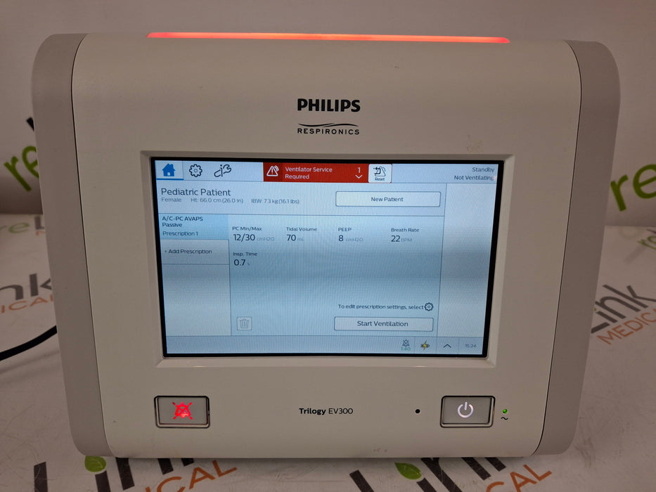 Philips Philips Trilogy EV300 Ventilator Respiratory reLink Medical