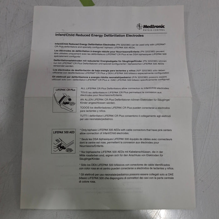 Medtronic Medtronic Physio Control LifePak 500 AED Defibrillators reLink Medical