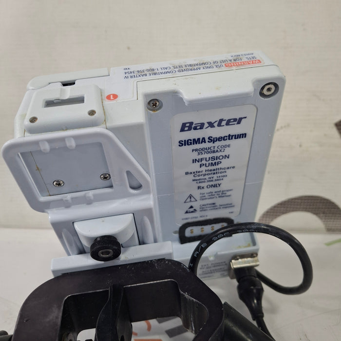 Baxter Sigma Spectrum 8.00.03 w/o Battery Infusion Pump