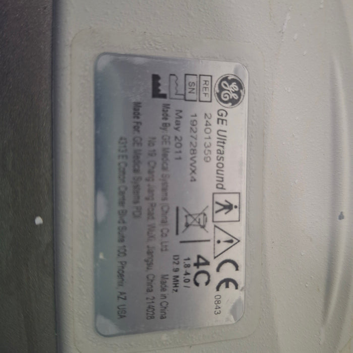 GE Healthcare GE Healthcare 4C Convex Transducer Ultrasound Probes reLink Medical