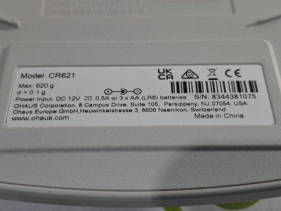 Ohaus CR621 Compact Scale