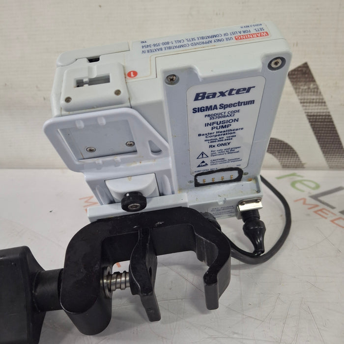 Baxter Sigma Spectrum 8.00.03 w/o Battery Infusion Pump