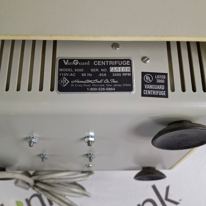 Hamilton Bell Co., Inc Hamilton Bell Co., Inc VanGuard V6500 Centrifuge Centrifuges reLink Medical