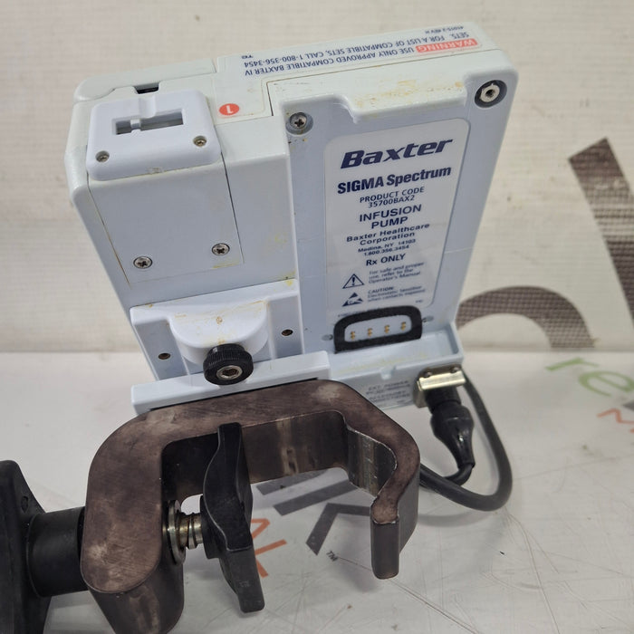 Baxter Sigma Spectrum 8.00.04 w/o Battery Infusion Pump