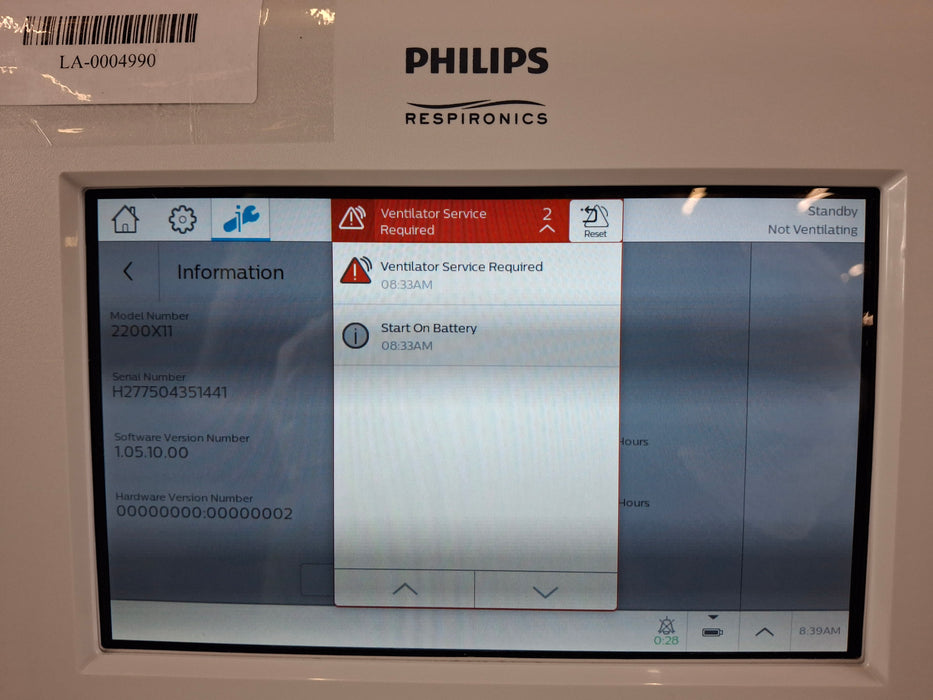 Philips Philips Trilogy EV300 Ventilator Respiratory reLink Medical