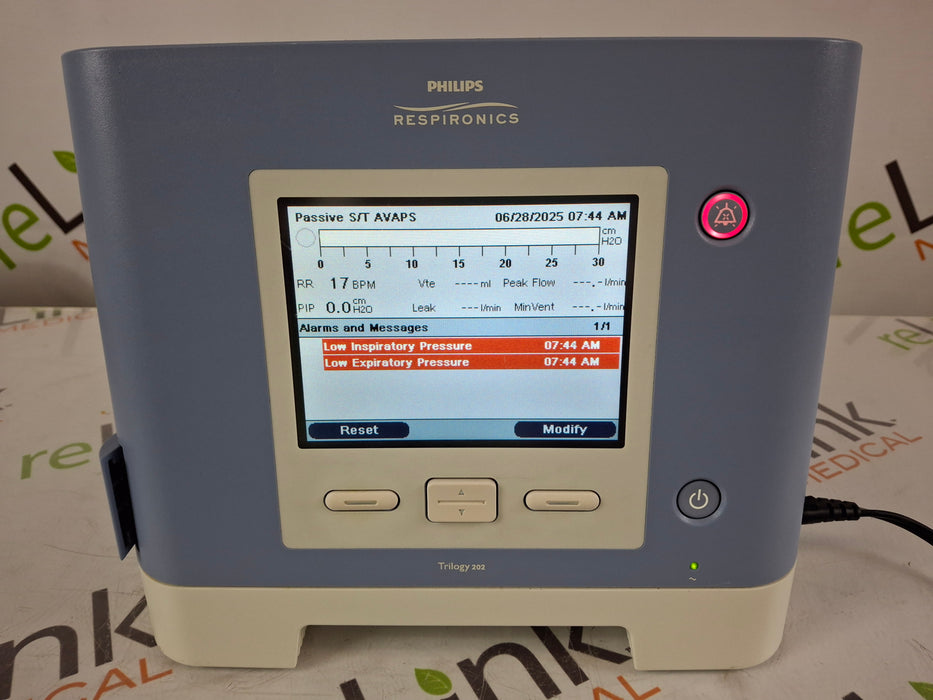 Respironics Respironics Trilogy 202 Ventilator Respiratory reLink Medical