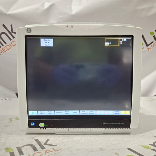 GE Healthcare GE Healthcare Carescape B450 Patient Monitor Patient Monitors reLink Medical