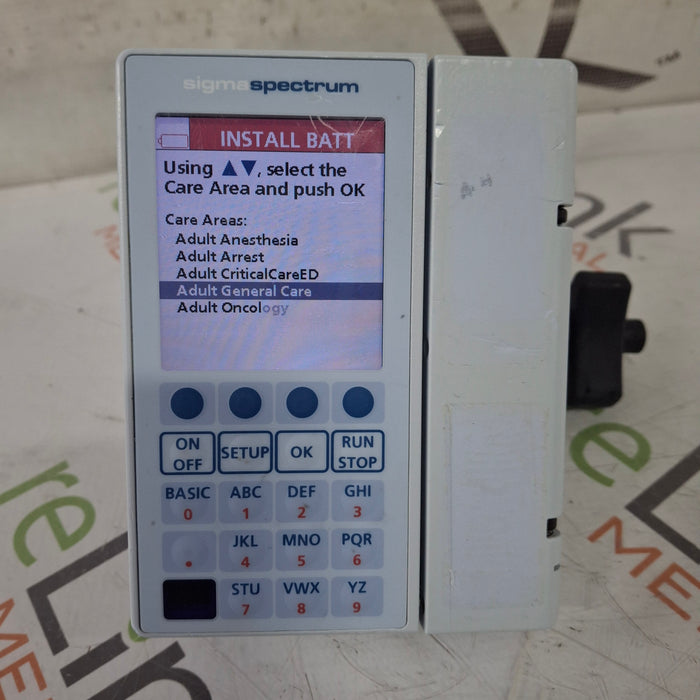 Baxter Sigma Spectrum 8.00.03 w/o Battery Infusion Pump