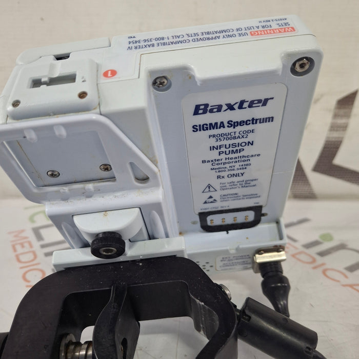 Baxter Sigma Spectrum 8.00.03 w/o Battery Infusion Pump
