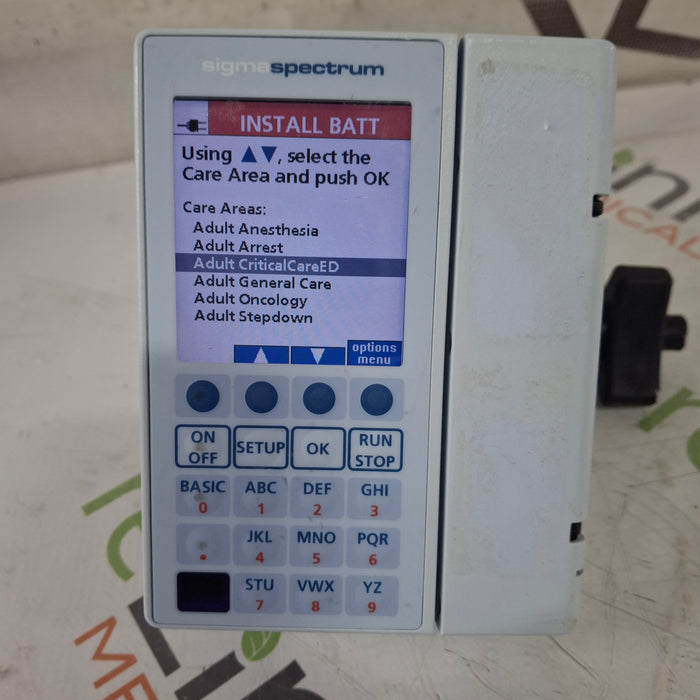 Baxter Sigma Spectrum 8.00.03 w/o Battery Infusion Pump