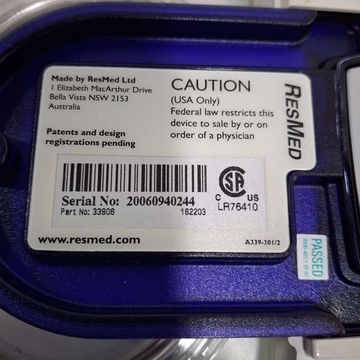 ResMed ResMed S8 Compact CPAP System Respiratory reLink Medical