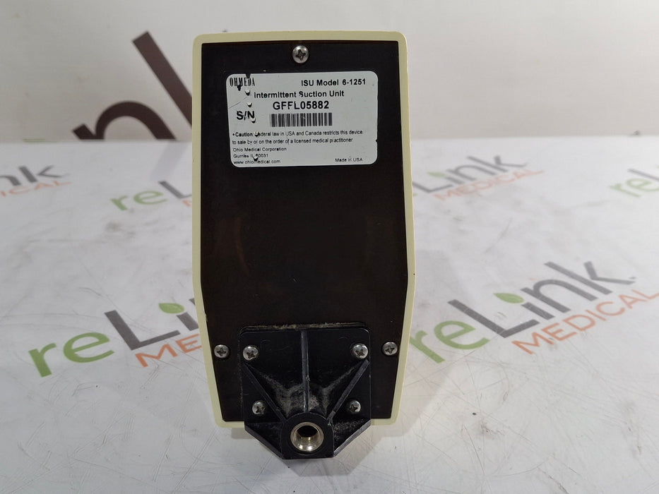 Ohmeda Medical ISU Model 6-1251 Intermittent Suction Unit