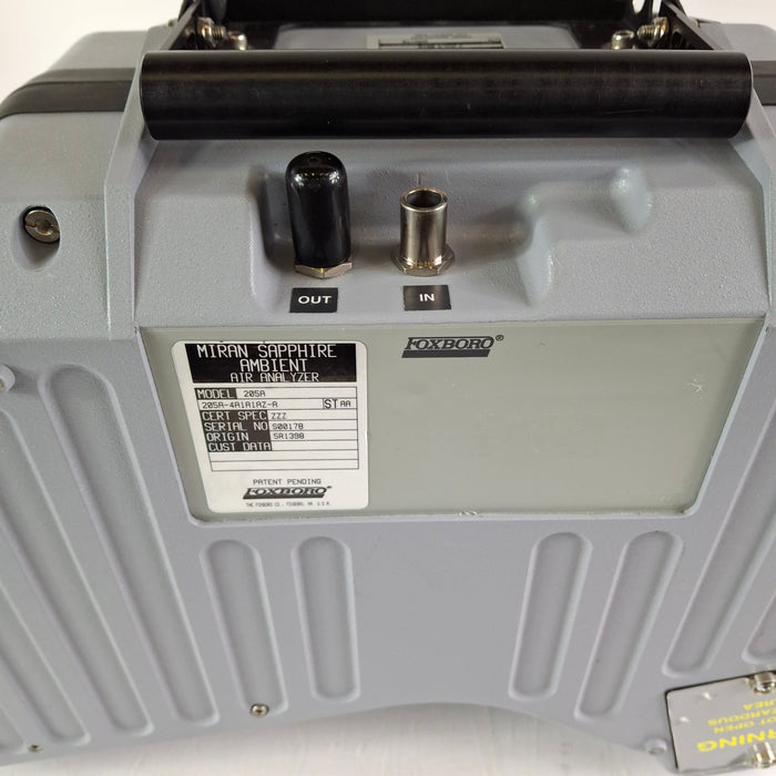 The Foxboro Co 205A Miran Sapphire Ambient Air Analyzer