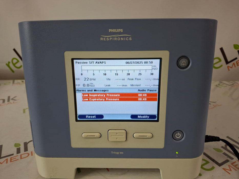 Respironics Respironics Trilogy 202 Ventilator Respiratory reLink Medical