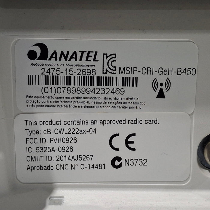 GE Healthcare Carescape B450 Patient Monitor