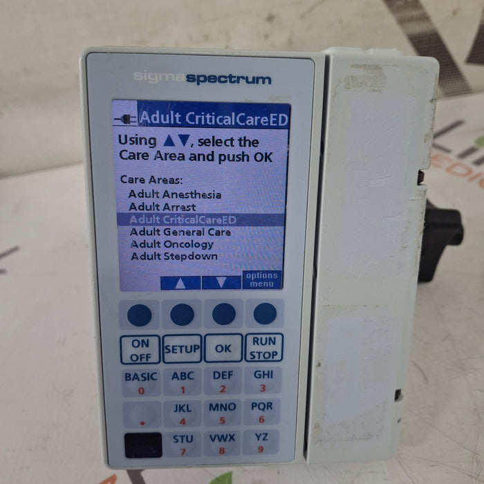 Baxter Sigma Spectrum 8.00.03 w/o Battery Infusion Pump