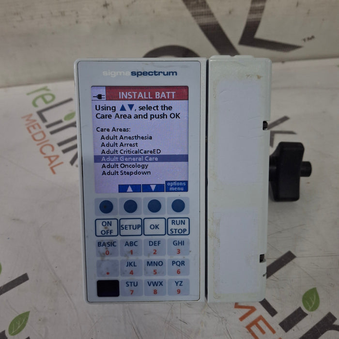 Baxter Sigma Spectrum 8.00.03 w/o Battery Infusion Pump