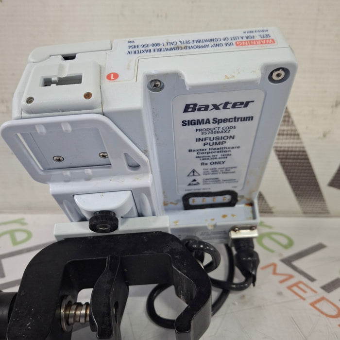 Baxter Sigma Spectrum 8.00.03 w/o Battery Infusion Pump