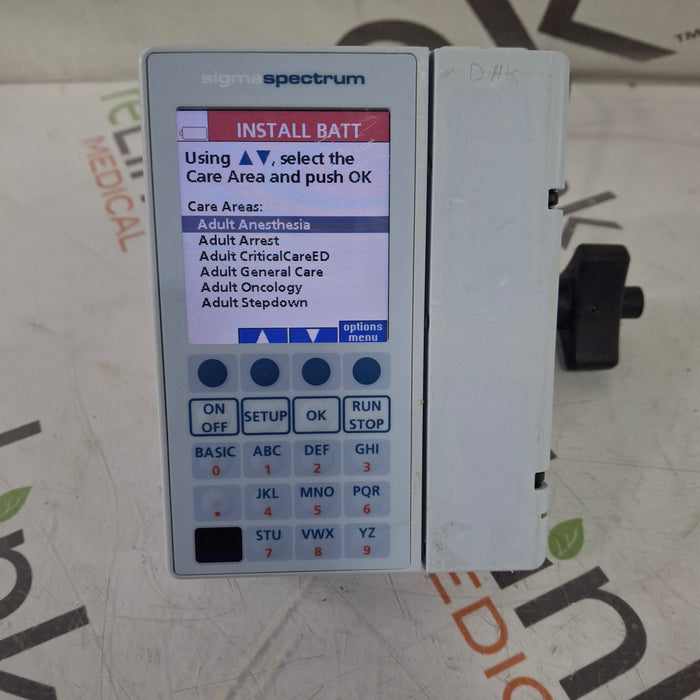 Baxter Sigma Spectrum 8.00.03 w/o Battery Infusion Pump