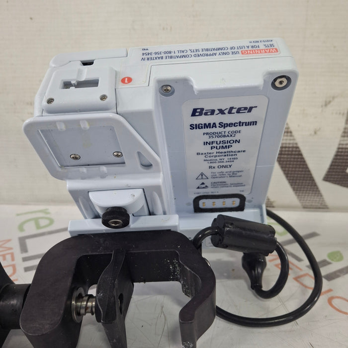 Baxter Sigma Spectrum 8.00.03 w/o Battery Infusion Pump