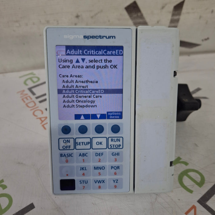 Baxter Sigma Spectrum 8.00.03 w/o Battery Infusion Pump
