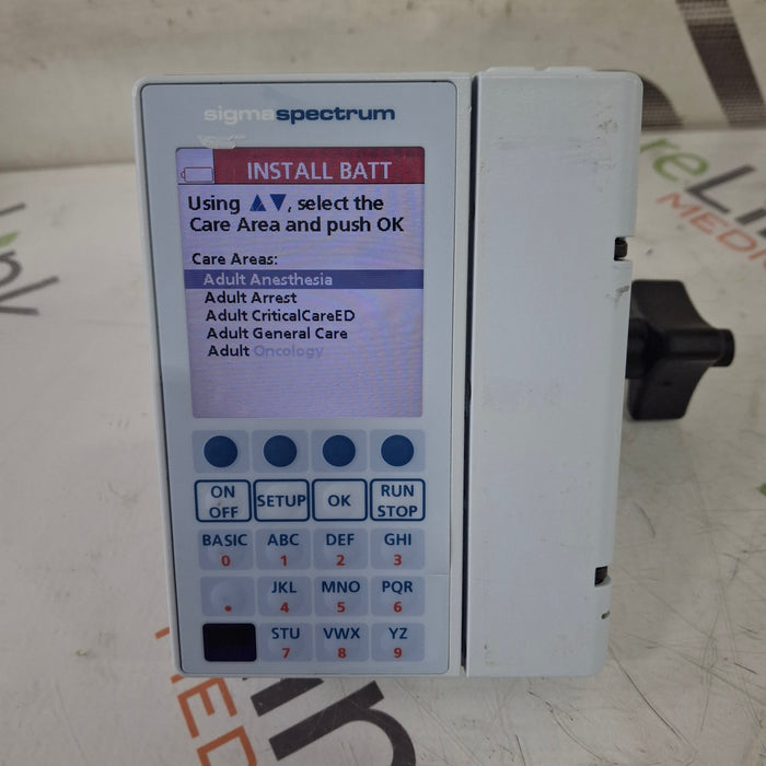 Baxter Sigma Spectrum 8.00.03 w/o Battery Infusion Pump