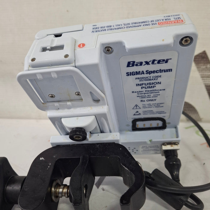 Baxter Sigma Spectrum 8.00.03 w/o Battery Infusion Pump
