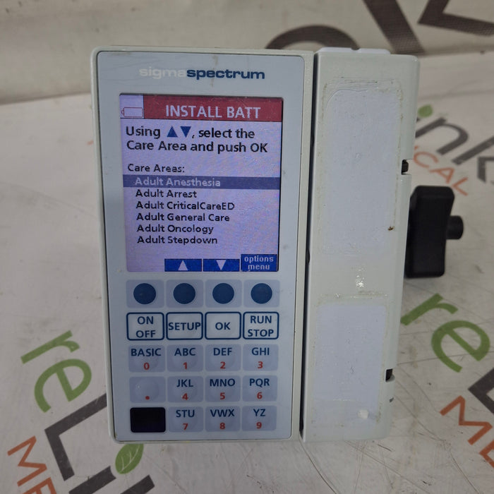 Baxter Sigma Spectrum 8.00.03 w/o Battery Infusion Pump