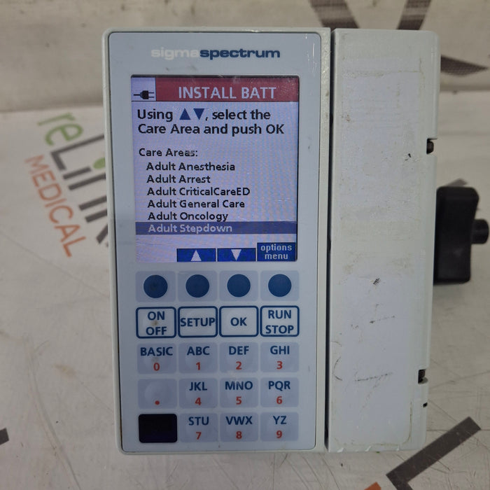 Baxter Sigma Spectrum 8.00.03 w/o Battery Infusion Pump
