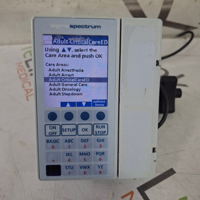 Baxter Sigma Spectrum 8.00.03 w/o Battery Infusion Pump
