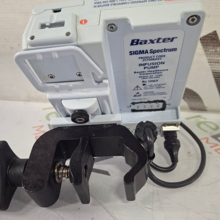 Baxter Sigma Spectrum 8.00.03 w/o Battery Infusion Pump