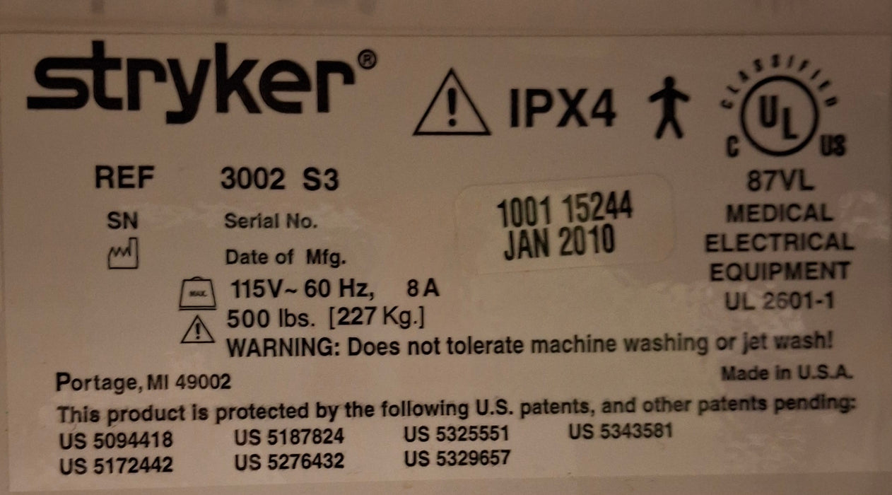 Stryker Stryker Secure III 3002 Hospital Bed Beds & Stretchers reLink Medical