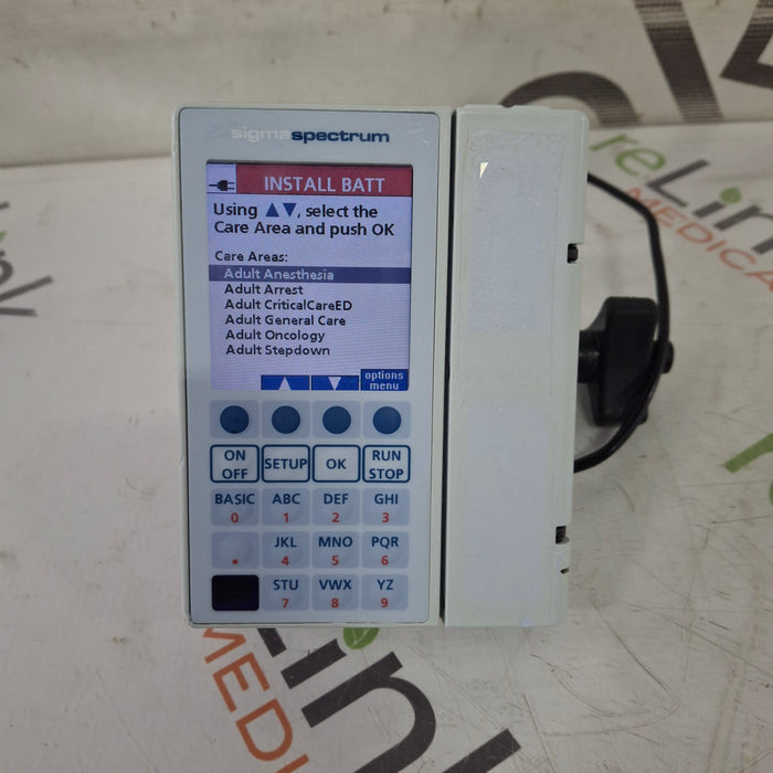 Baxter Sigma Spectrum 8.00.03 w/o Battery Infusion Pump