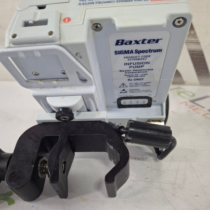 Baxter Sigma Spectrum 8.00.03 w/o Battery Infusion Pump