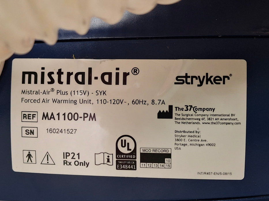 Stryker Stryker Mistral-Air Forced Air Warming System Surgical Equipment reLink Medical