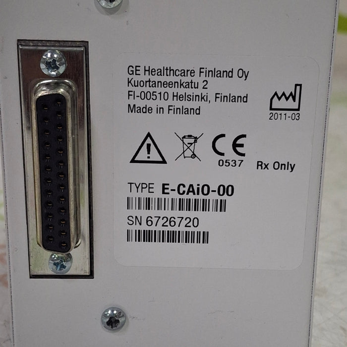 GE Healthcare E-CAiO-00 Gas Exhaust Module