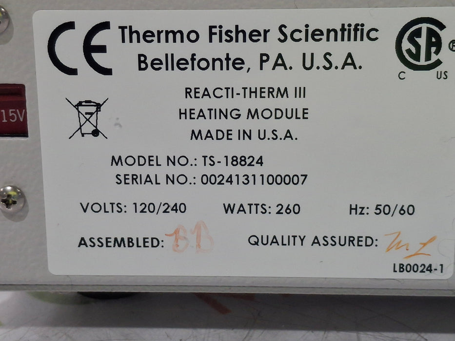 Pierce Pierce Reacti-Therm III Heating Module Research Lab reLink Medical