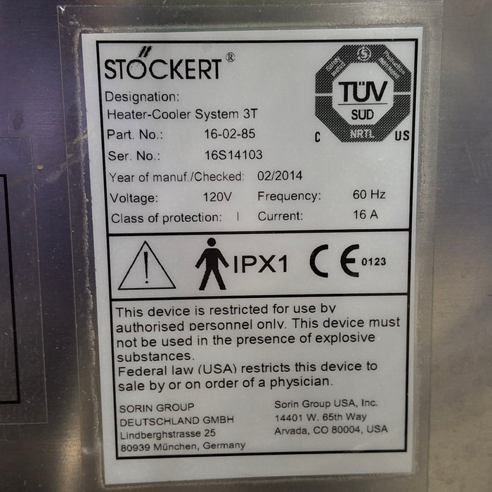 Stockert 3T Heater/Cooler