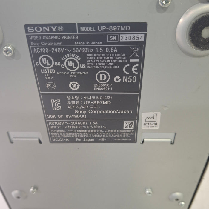 Sony Sony UP-D897 Digital Graphic Printer CR and Imagers reLink Medical
