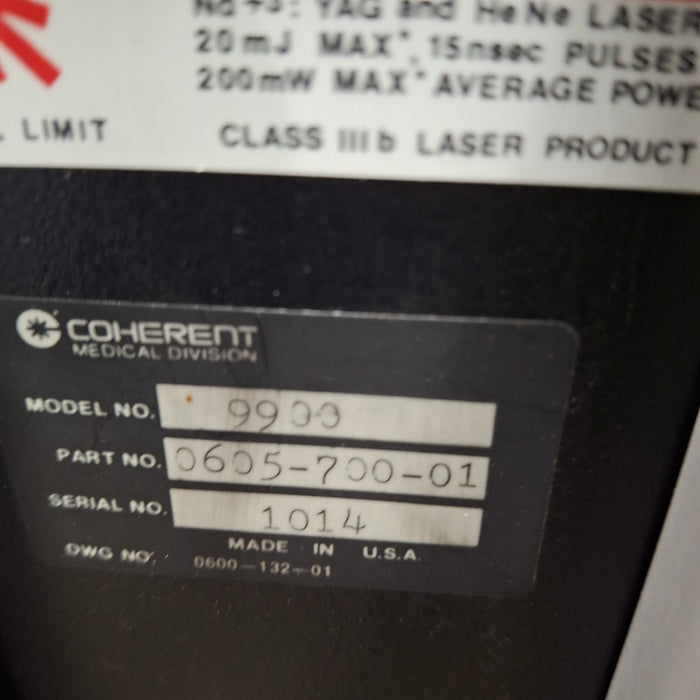 Coherent System 9900 Ophthalmic YAG Laser System