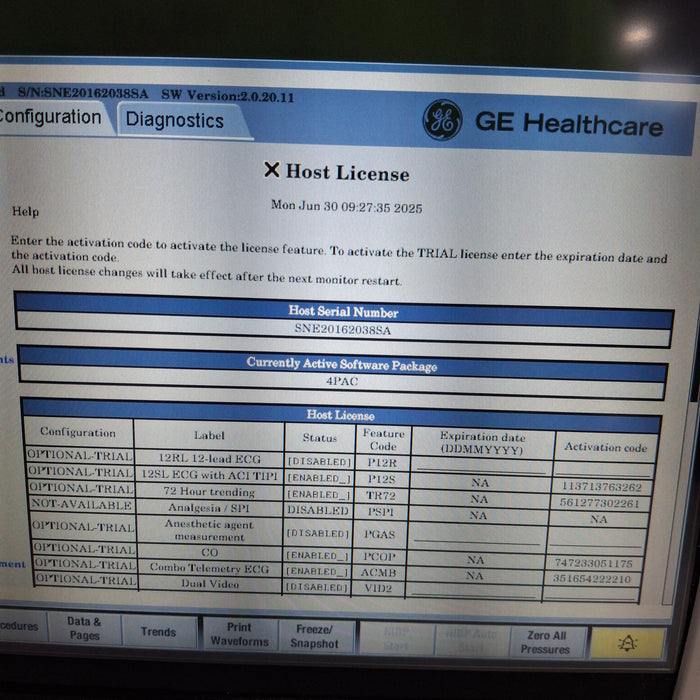 GE Healthcare GE Healthcare Carescape B450 Post Anesthesia Care Patient Monitor Patient Monitors reLink Medical