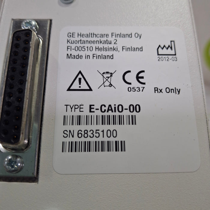 GE Healthcare GE Healthcare E-CAiO-00 Gas Exhaust Module Patient Monitors reLink Medical