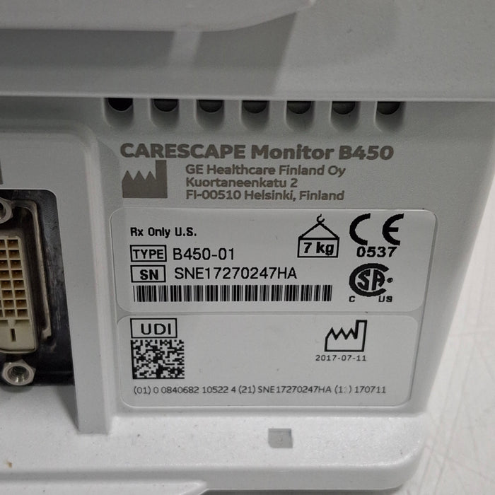 GE Healthcare GE Healthcare Carescape B450 Neonatal Care Patient Monitor Patient Monitors reLink Medical