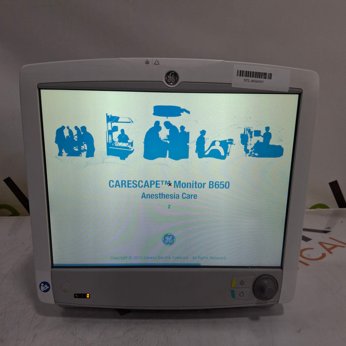 GE Healthcare Carescape B650 Anesthesia Care Patient Monitor