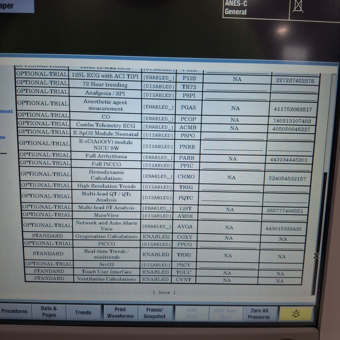 GE Healthcare Carescape B650 Anesthesia Care Patient Monitor