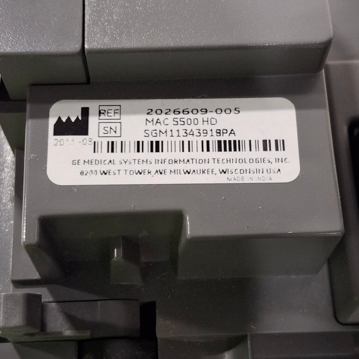 GE Healthcare GE Healthcare MAC 5500 HD ECG without CAM Module Cardiology reLink Medical