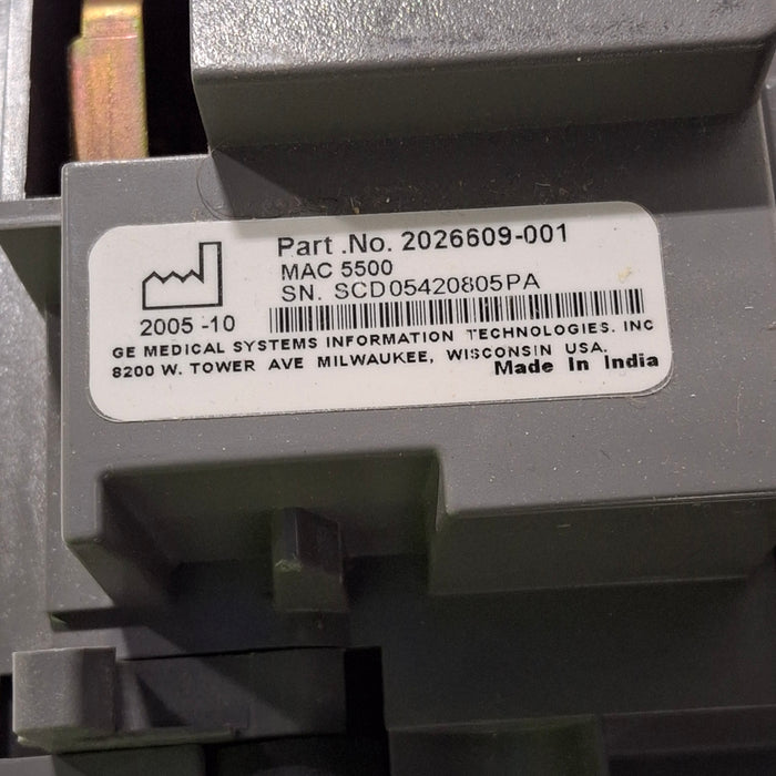 GE Healthcare GE Healthcare MAC 5500 ECG without CAM Module Cardiology reLink Medical