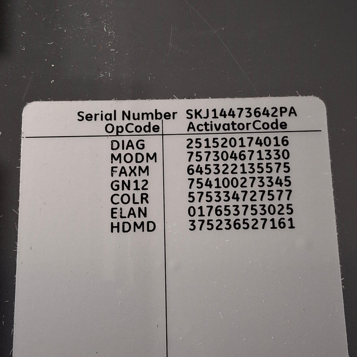 GE Healthcare MAC 5500 HD ECG without CAM Module